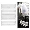 4 Pcs 2 in 1 Design Bird Feeder Hanging Type Non-Toxic Material Bird Food Container Durable Rest Frame Included Cage Accessories