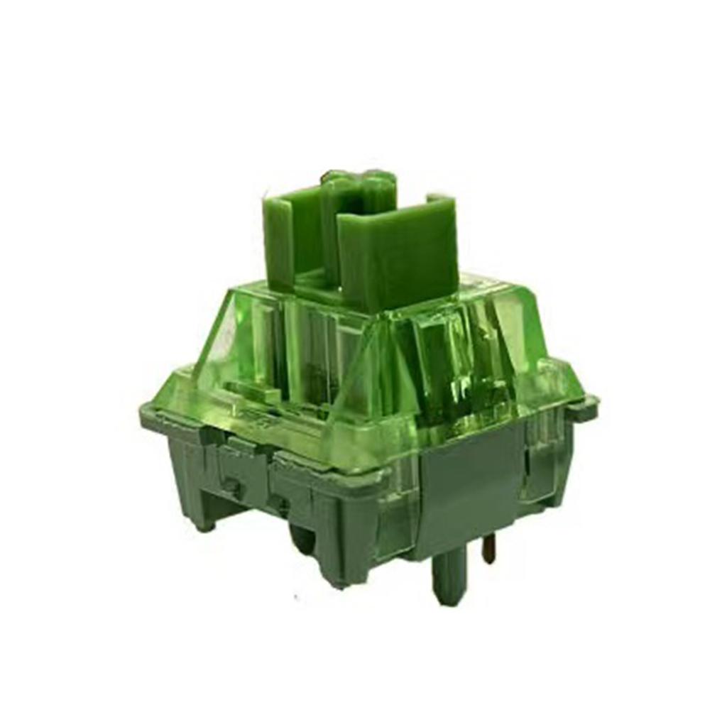 

MMD Matcha Green 5 Pins Linear Keyboard Switch 35g Light Pressure Office typing Factory Lubrication Mechanical Keyboard Switches 10 PCS