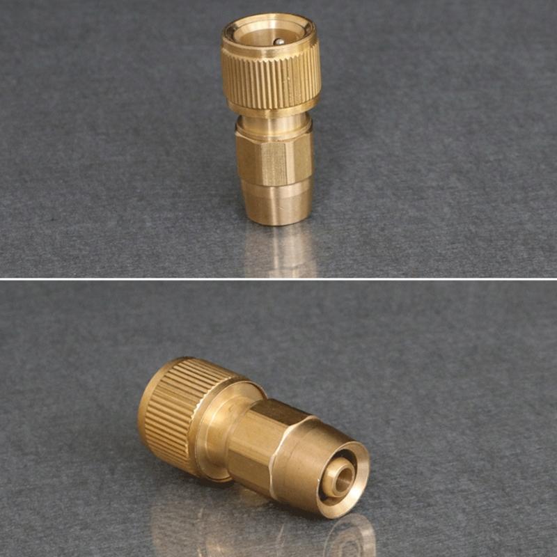 Connettore Telescopico in Ottone da 3/8 di Pollice Connettori per Tubi dell'Acqua Espandibili Retrattili Raccordi di Collegamento per Lavaggio Auto