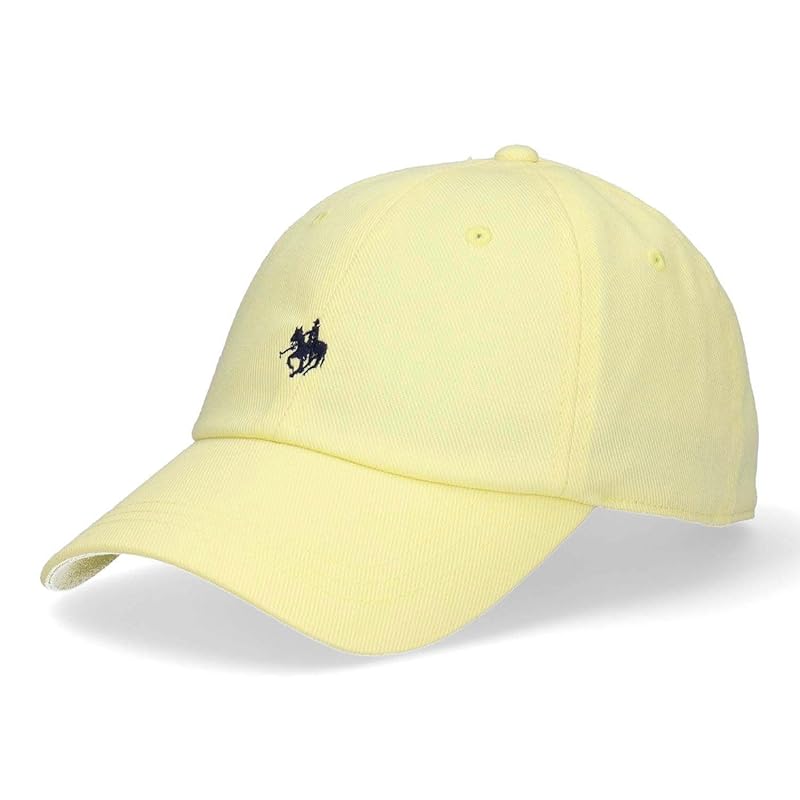 

[Polo BCS] basic logo low cap hat cap size adjustable (yellow)