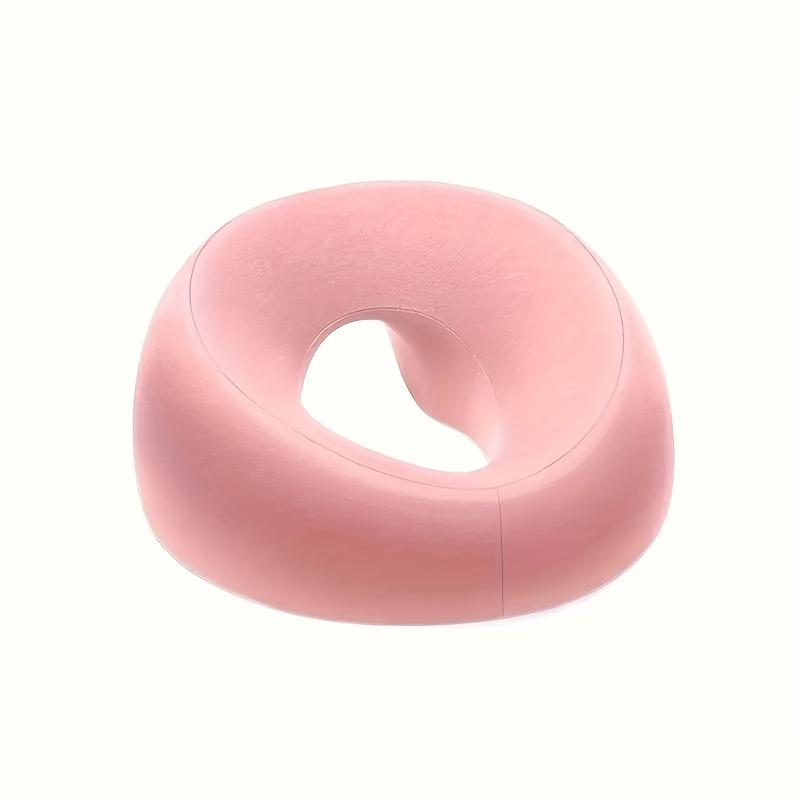 

Soft Face Pillow with O-Ring, Gray Upholstery. All-Season Comfort for Spa, Salon & Home Use. Zipper Closure. розовый