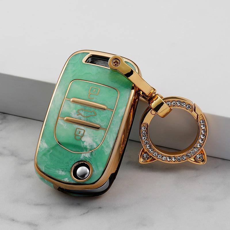 Baojun Autoschlüssel-Tasche für Modelle 510, E200, 530, 730, 560, 310W, 360 - Faltbarer Fernbedienungshalter