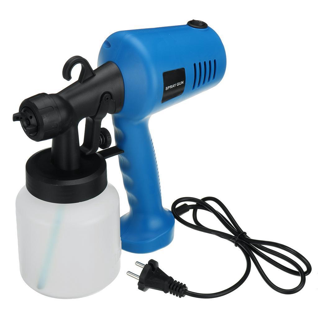 AC 220V Air Spray Guns Copper Motor 400W Electric Paint Sprayer Disinfection Blue 800ml