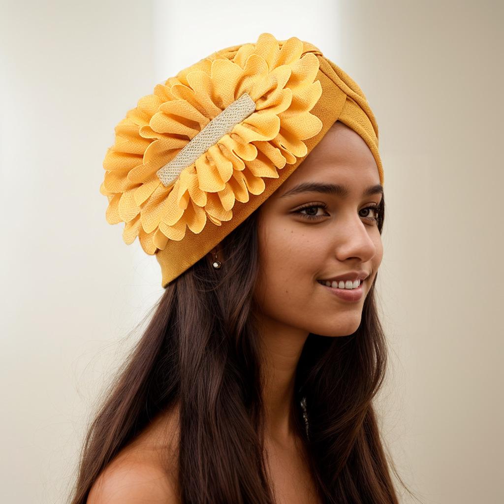 JYL TS DIY Новая мусульманская тюрбанная шапка Регулируемая Космический Слой Коса Сверло Шляпа gingeryellow_ винный