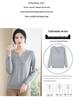 Mom's Stylish Spring/Autumn Wool Knit Top for Middle-Aged and Elderly Women