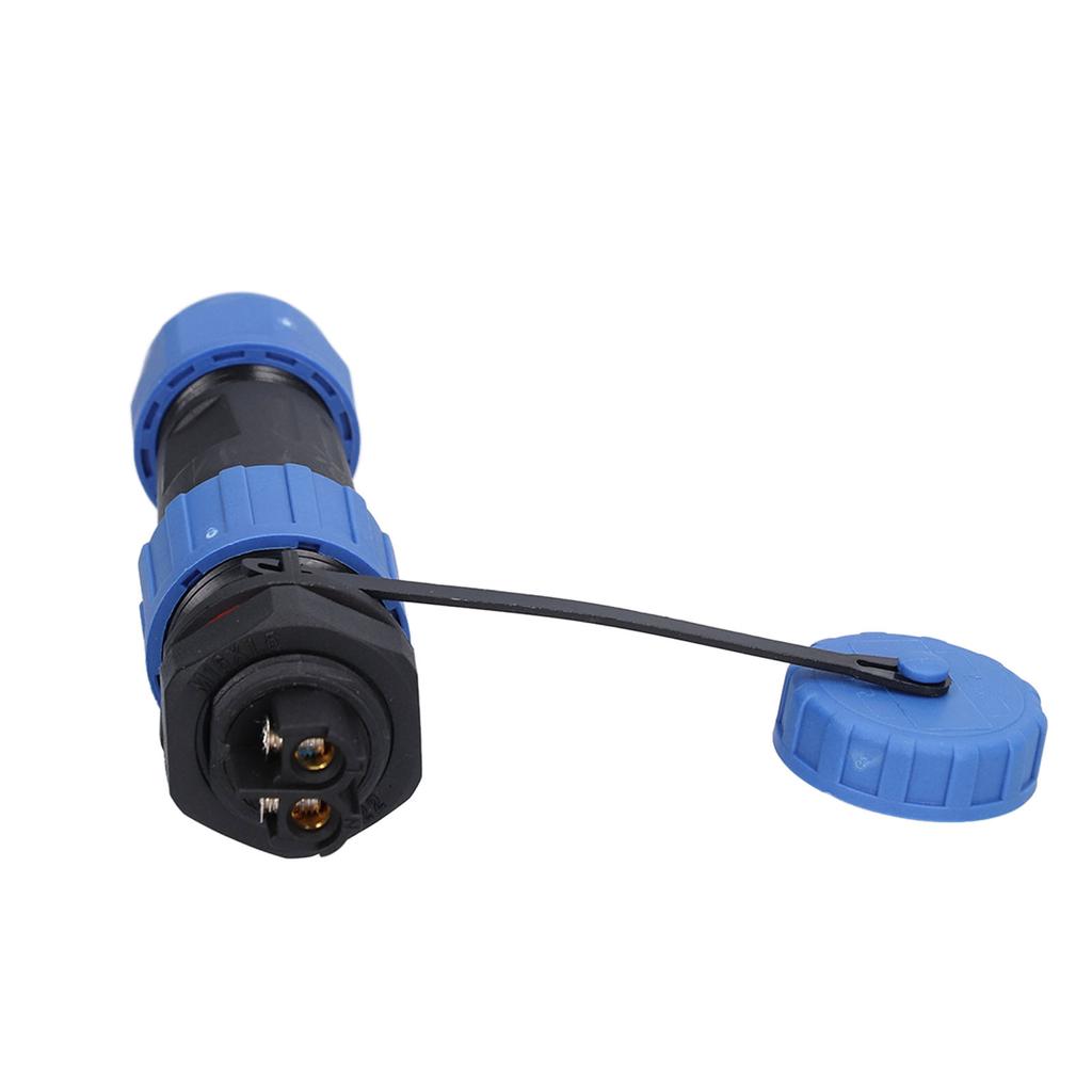 Aviation Socket Plug LP16 2Pin Sveisefri IP68 Vanntett 20A Hunn Han Kabelkontakt