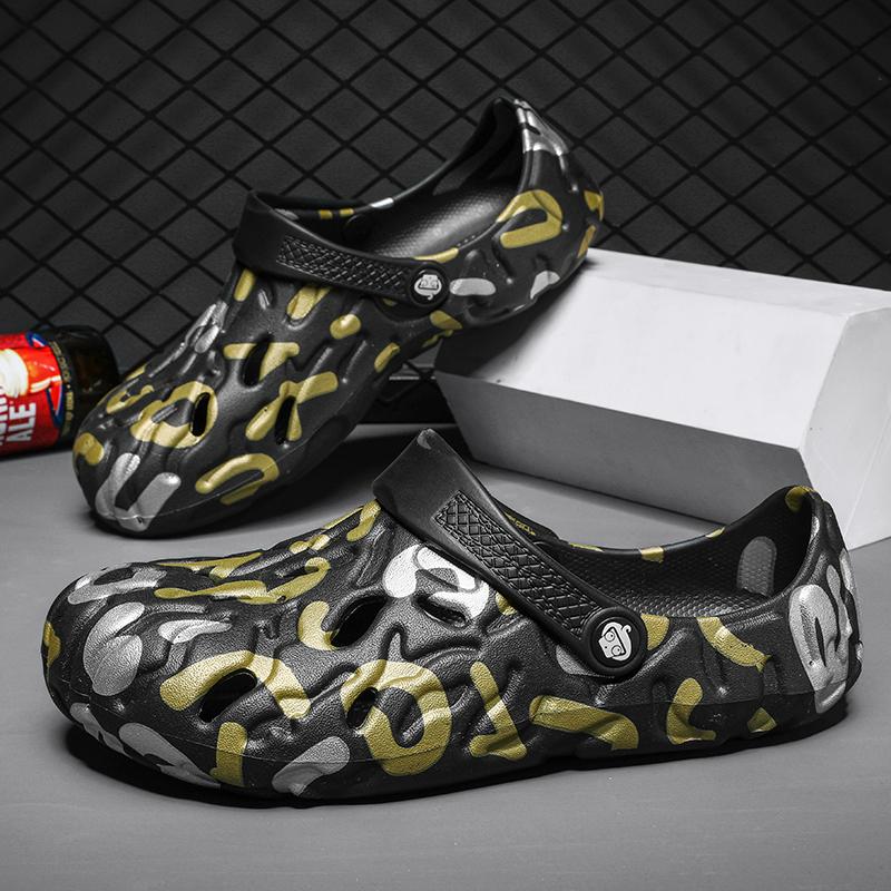 

Новые сандалии мужские мягкие нескользящие износостойкие повседневные сандалии удобные высококачественные пляжные туфли уличные тапочки для мужчин