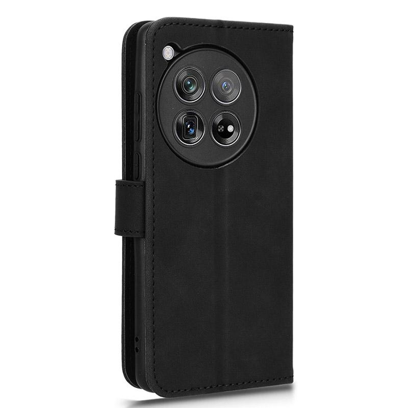 For OnePlus Ace 3 5G/12R 5G Leather Case Skin-Feel Phone Cover with Wallet