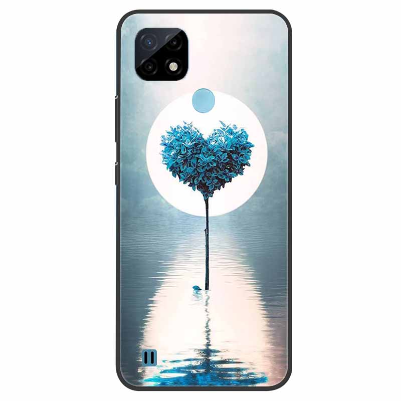 Pro Realme C21 Pouzdro Nárazuvzdorné Měkký silikon TPU Zadní kryt Pro Realme C31 C21Y C25S C25 Pouzdra na telefony Realme C21 C31 Roztomilý kreslený