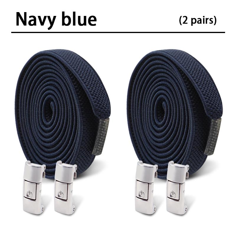 Elastic Laces Sneakers Tennis No Tie Shoe laces Lock Shoelaces without ties Kids Adult Flat Shoelace Shoes Accessories 2Pair