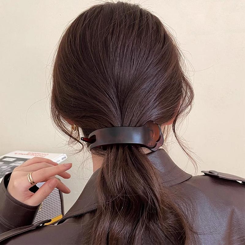 New High Ponytail Hair Clips for Women High End Simple Feel Featuring Back Head Clip Vertical Duckbill Clip Hair Accessory