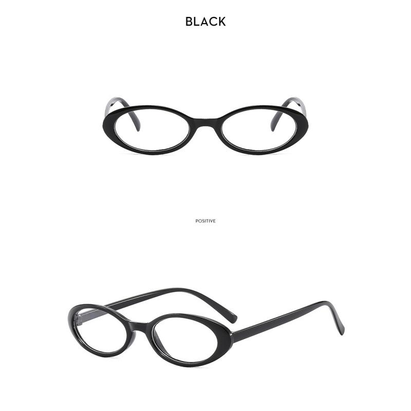 Ladies Glasses, Retro Small Frame Flat Glasses.