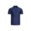 Polo Ribbed Navy-Blue Polo Shirt