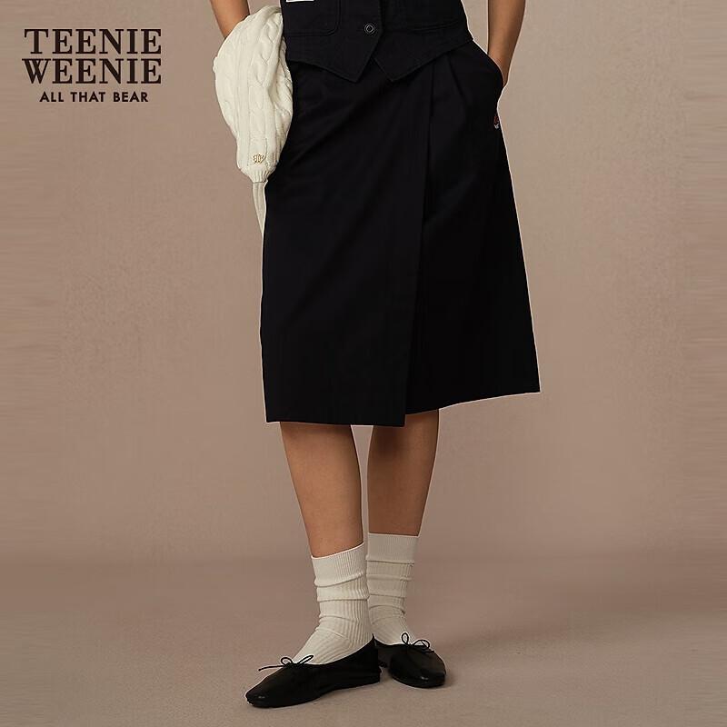 Teenie Weenie Women's Asymmetric Mid-Length Skirt