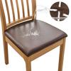 PU Waterproof Chair Cushion Cover  For Kitchen Dining Room Leather Seat Cover Dining Room Chair Seat Cushion Cover