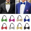 Sequins Bowtie Stage Performance Tie For Men Women Fashion Team Dance Bowknot Paillette Colorful Party Shiny Sequins Bow Tie