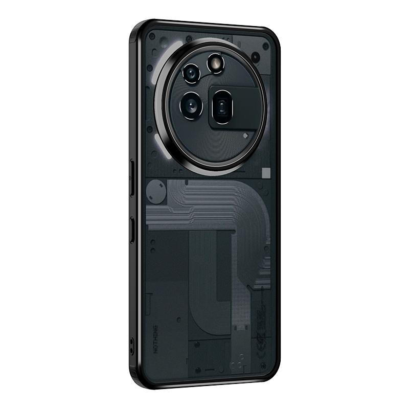 Translucent Shockproof Case For Nothing Phone 3A Pro 6.67 inches TPU Matte Frame Magnetic Wireless Charging Plastic Back Cover
