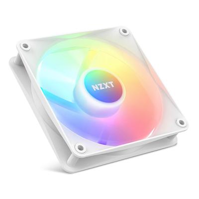 NZXT F120 RGB Core Triple Pack X 120mm Hub Mount RGB Fan with RGB Controller 8 Individually Addressable LEDs Translucent Blades High Static Pressure