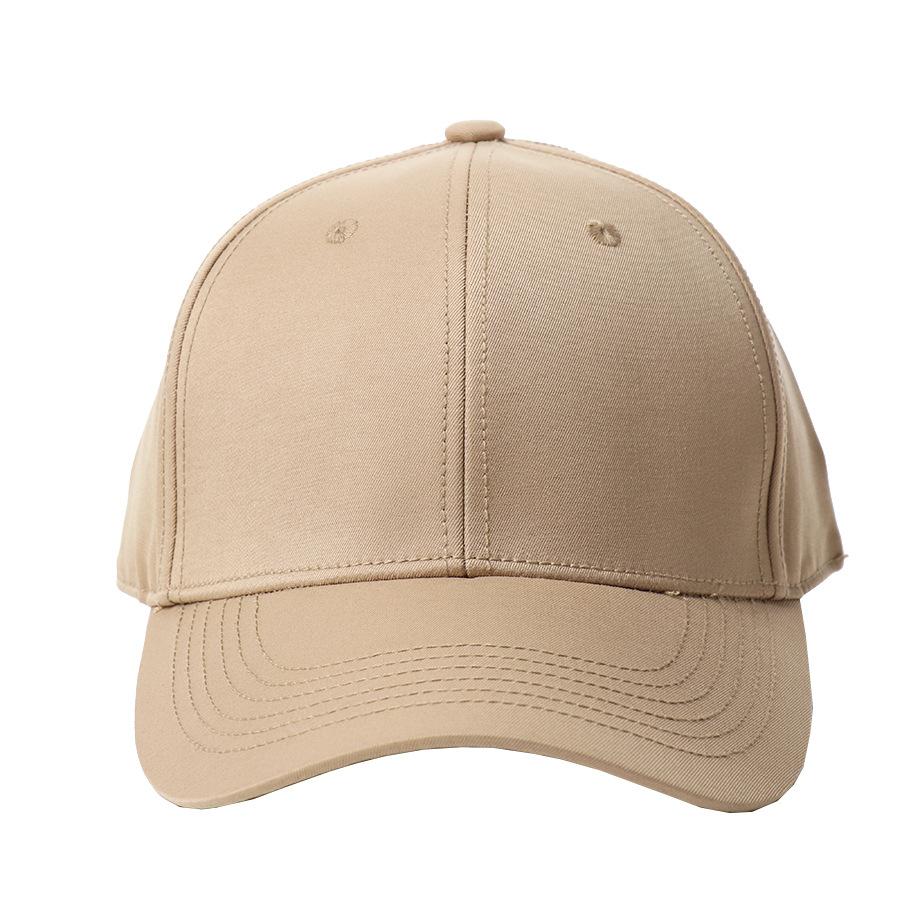 Outdoor simple student sports cap adjustable hat curved brim baseball cap solid color sports and leisure sunshade cap