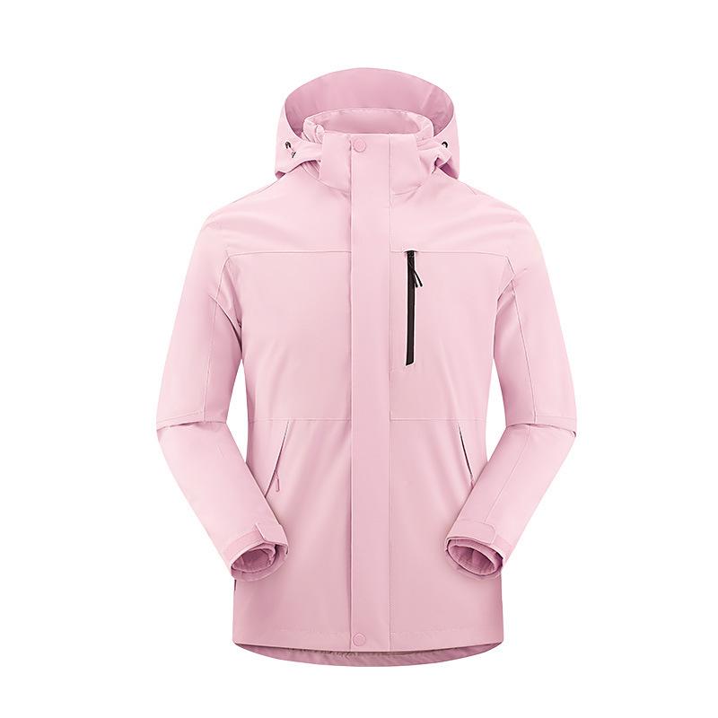 

Brand Women s 3-in-1 Windbreaker Jacket Set, Men s Heat-Sealed GB/T32614-2016 Standard M