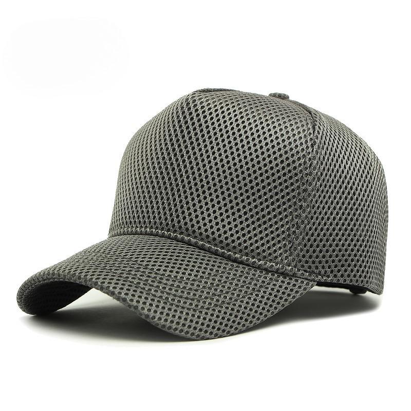 Large Head Size Full Mesh Baseball Cap High Crown Structured Trucker Hat Men Women Summer Breathable Outdoor Sun Hat