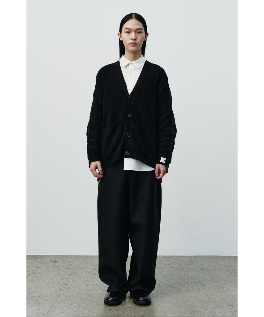 RECODE Raw Edged Wide Bonding Pants Rkpaw25615Bkx