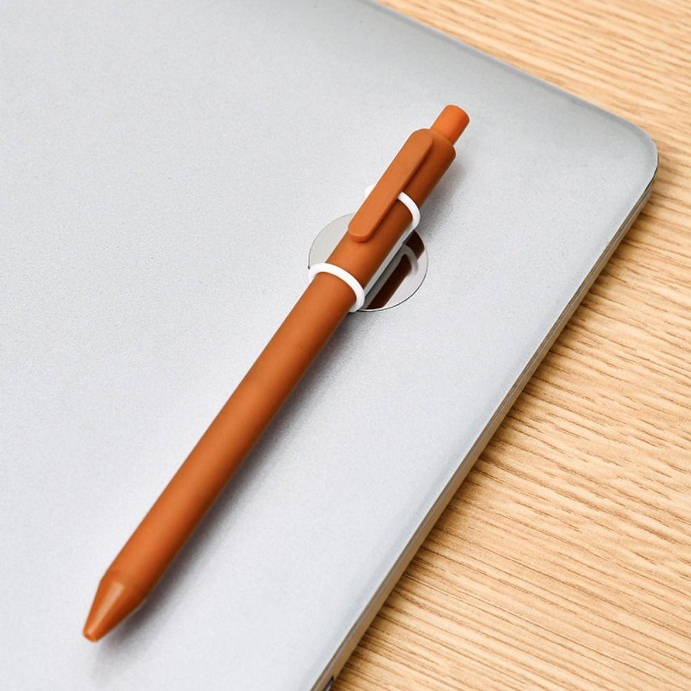 4pcs/set Easy To Store Elastic Band Pen Holder Light Weight Pen Clip for Notebook Gifts