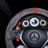 Car Steering Wheel Braid Cover Non-Slip And Soft 100% Fit For Mercedes-Benz AMG GLA45 2015 Car Products Steering Wrap