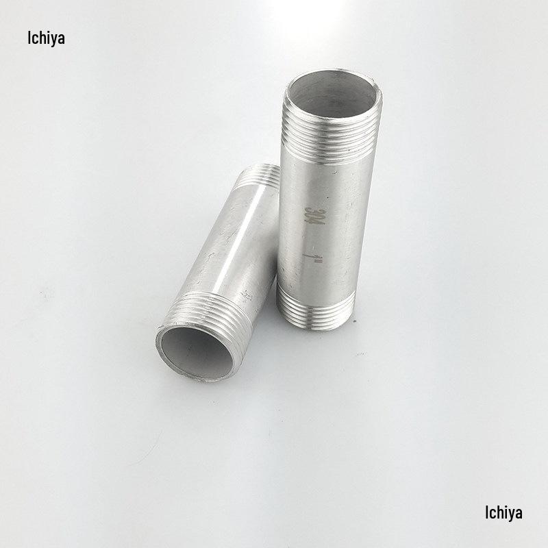 201/304 Stainless Steel Double-Ended Stud, 100mm, External Double Thread, DN15 20