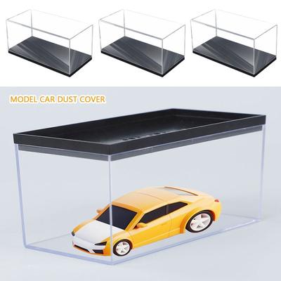 Durable 1/64 Diecast Model Car Display Box Transparent Dustproof Storage Box Acrylic DIY Display Rack Collectibles Cover