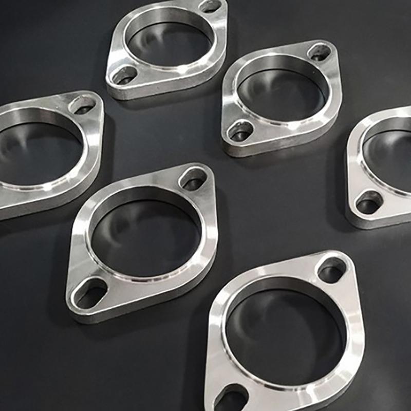 Tillbehör Universell Rostfri Avgasljuddämpare Fläns Avgasrör Anslutning 51Mm 64Mm 76Mm Led