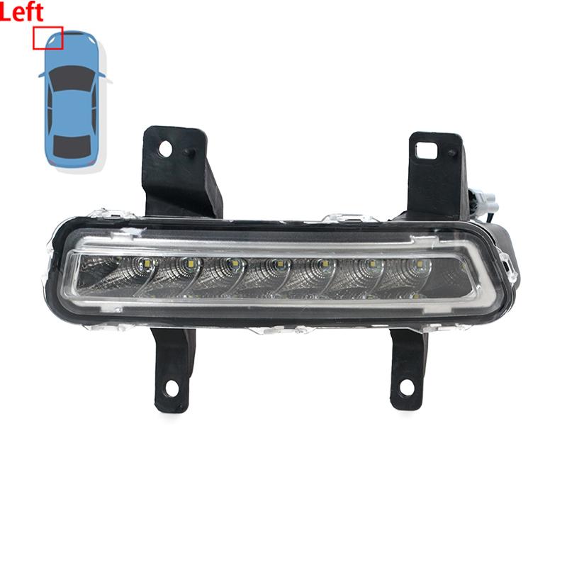 Car LED DRL Daytime Running Light Fog Light Fog Lamp Frame Cover For Geely Emgrand 7 EC718 2010-2014