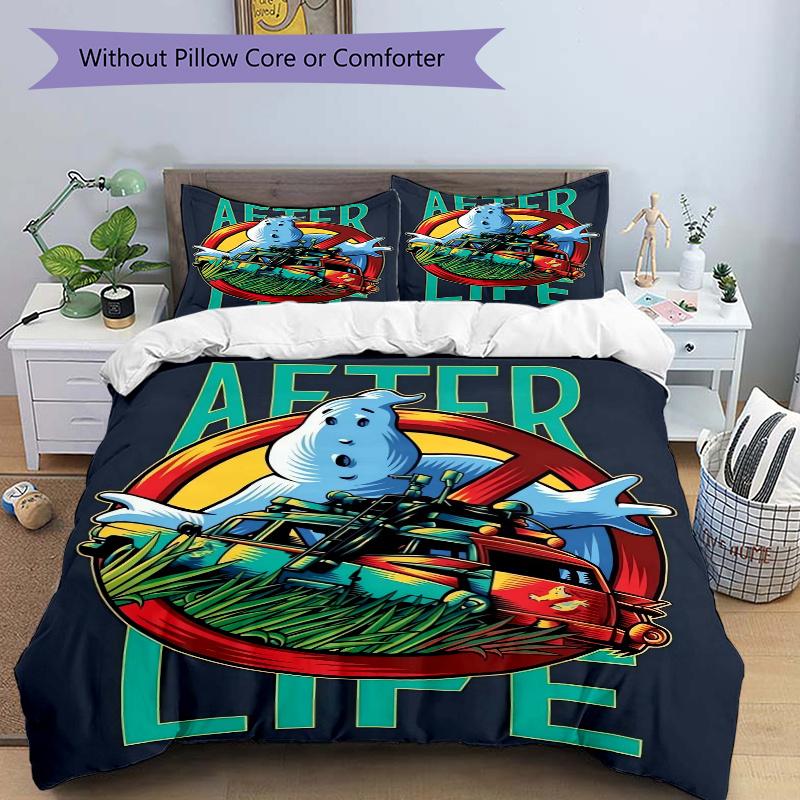

3pcs Ghostbusters Afterlife Bedding Set Includes Comfortable Bedding with Stylish Design for Bedroom, H038 135x200cm