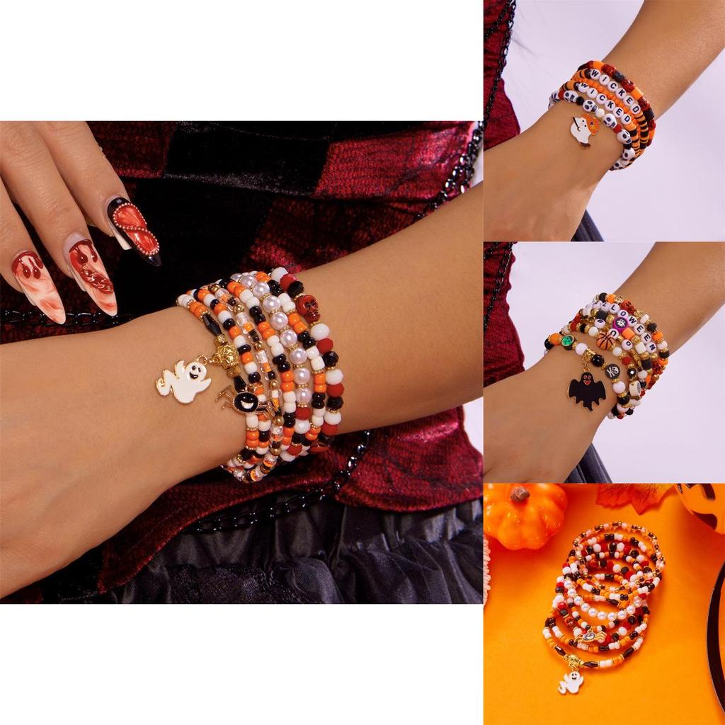 Halloween Ghost Death God Alloy Pendant Set Handcrafted Jewelry For Men And Women