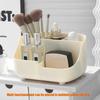 1Pcs Durable 5-Grids Pen Holder Multifunctional Plastic Makeup Brush Holder Large Capacity Desktop Organizer
