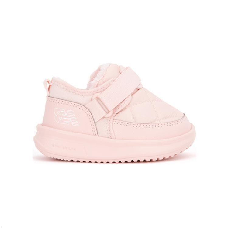 New Balance NB CRVN MOC Windproof Fleece Lined Warm Low Top Walking Shoes Baby Shoes Light-Pink IHMOCQP2