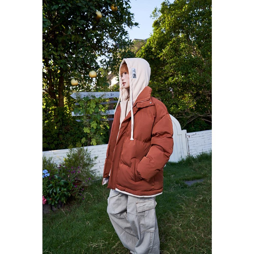 A multi-color cotton-padded jacket, a fashionable and versatile Japanese loose coat for both men and women in winter