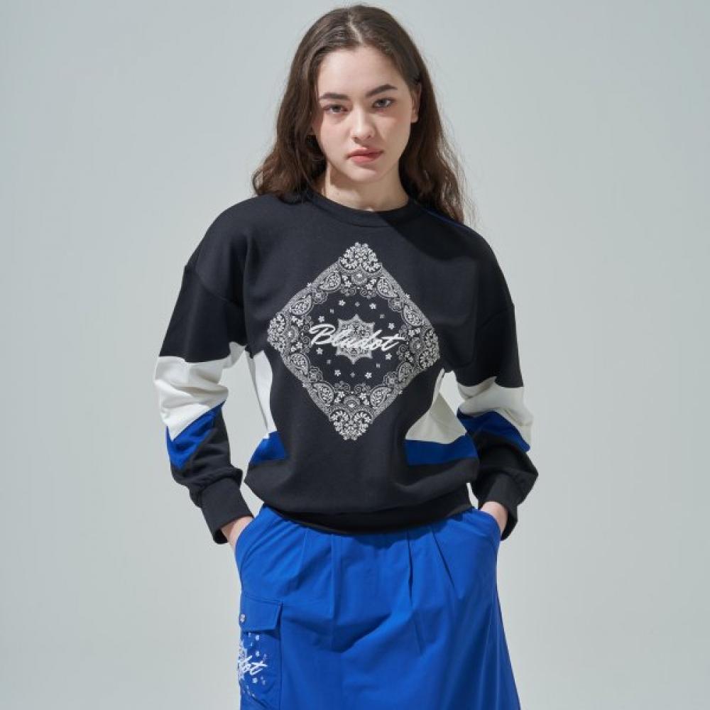 Blu Dot Бандана Colorblock Круглая Рубашка Xb 090