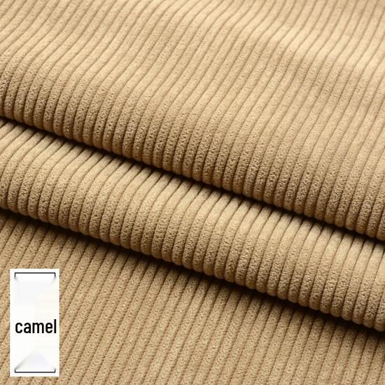 Solid Color Corduroy Velvet Ribbed Fabric for Clothing and Sofa Covers