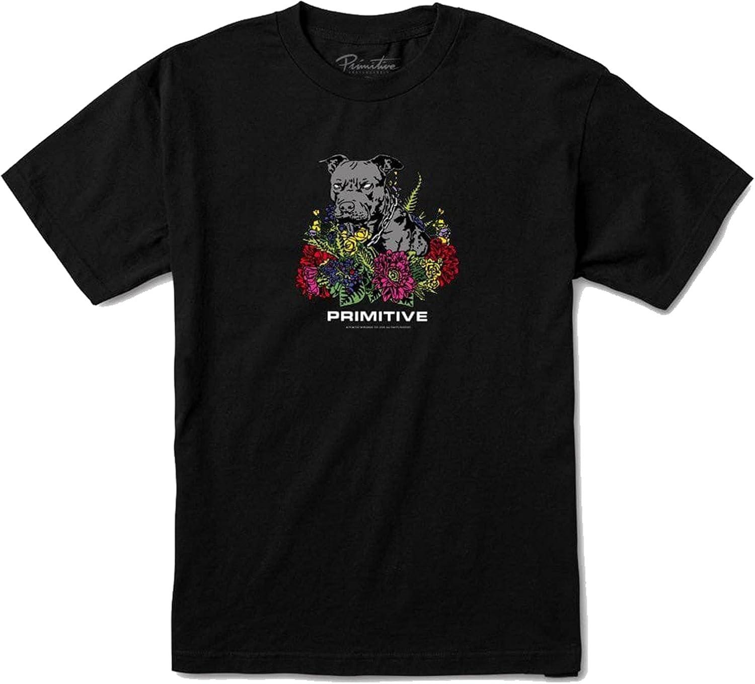 Primitive Skateboarding Men s Handsome Short Sleeve T Shirt Black L S чёрный