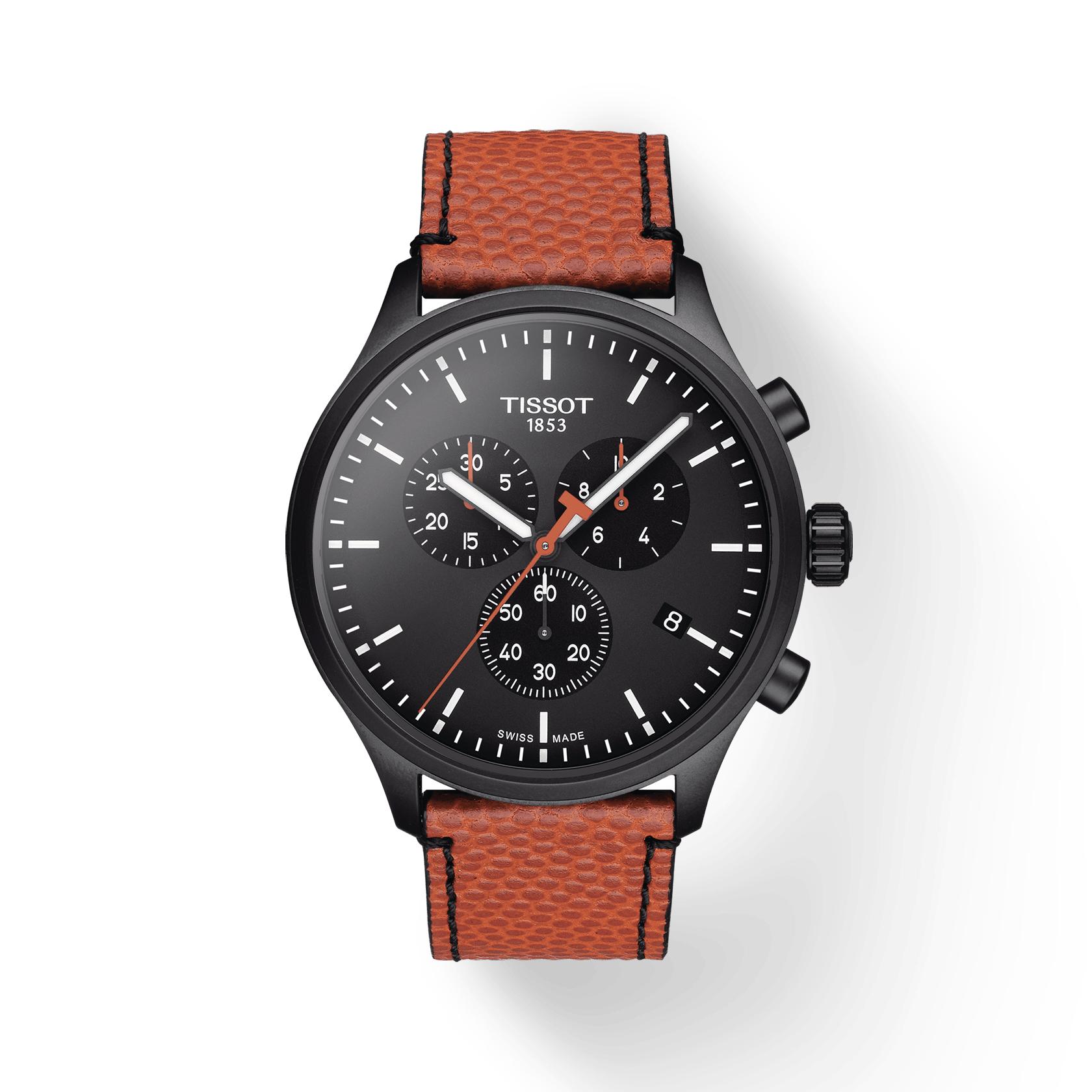 

Tissot Leather Strap black Dial Men s Fashion Watch T116.617.36.051.08 чорний