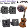 1-2PCS Acoustic Guitar Pickup Onboard Preamps Piezo Pickup for Fishman ISYS+ Classic Acoustic Guitar EQ Tuner Piezo Pickup