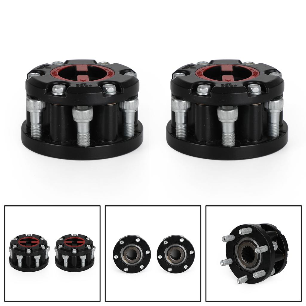 2X Free Wheeling Hubs For Holden Rodeo Jackaroo Colorado Isuzu D-Max 17 Spline