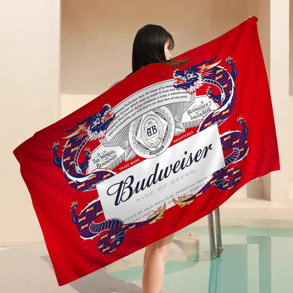 B-Budweiser Cartoon Strandtuch Süßes Kawaii Zimmerdeko Badezimmer Mädchen Kinder Handtücher Für Badezimmer Dusche