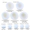 Stampo in Silicone per Candela Bao Zi 3D Stampo per Ravioli Baozi Aroma Resina Epossidica Fai da Te Sapone Fatto a Mano Produzione Candele Decorazione per la Casa