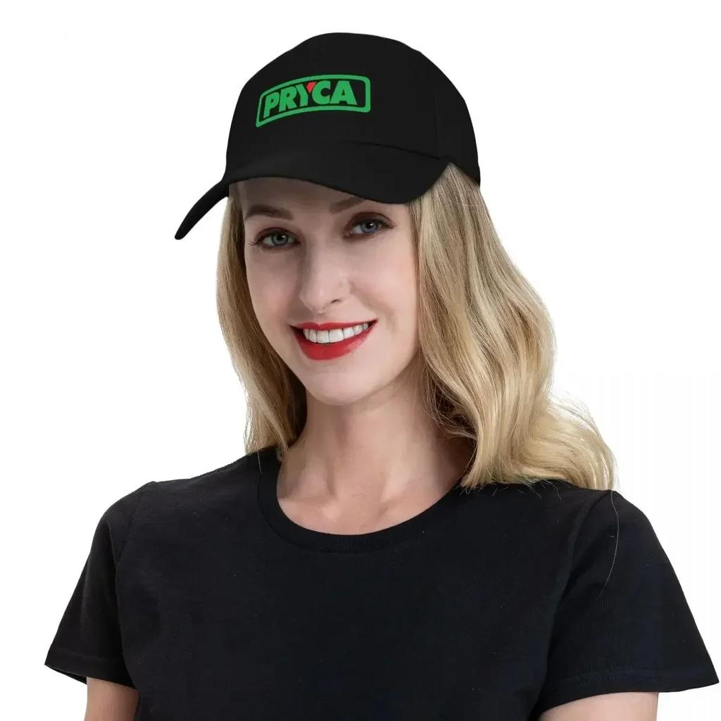 Pryca Logo Baseball Cap Gentleman Hat Fluffy Hat Beach Men's Luxury Women's