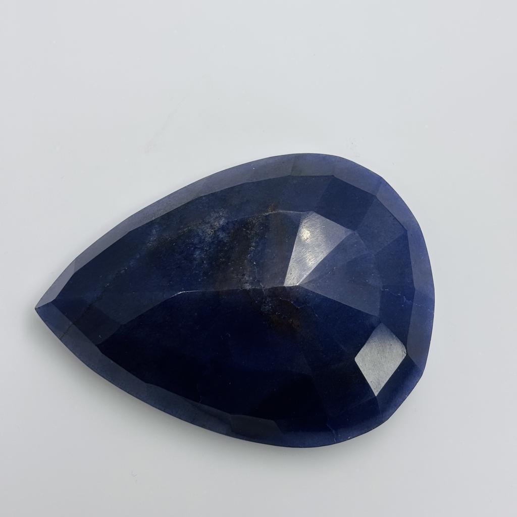 650 ct Natural Blue Tanzanite Pear Cut Gemstone Ideal for Display
