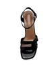 Spur Voile Color Blocking Sandal 7.8Cm Strap Sandals -Us9056 (3Color)