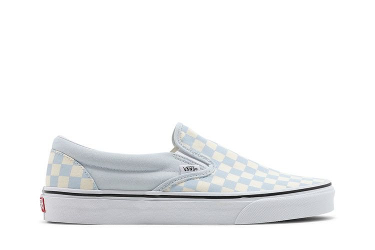 Men's Sneakers Vans Classic Slip-On 'Checkerboard - Ballad Blue'