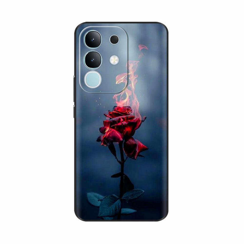For Vivo Y29 4G Case Luxury Painted Back Cover Soft Silicone Phone Cases For Vivo Y29 4G Case Y 29 Shockproof Coque Bags Fundas